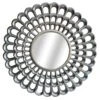 The Mirror Collection Round Flower Mirror