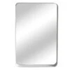 The Mirror Collection Iron Frame White Wall Mirror -Furniture Sale Shop MIR36 W 01