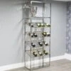Large Stainless Steel Wine Rack