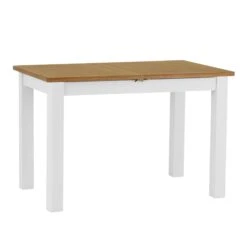 Rutland White Painted Oak 1.2m Extending Dining Table -Furniture Sale Shop RA 12BET TR 2 62f733b6 d720 48e4 9774 753a1df152e5