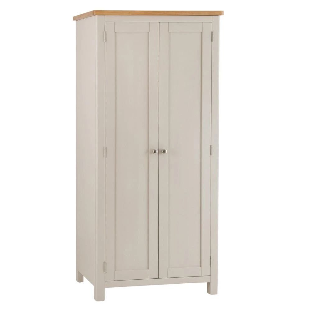 Rutland Painted Oak Double Wardrobe 4 Rutland Painted Oak Double Wardrobe - Image 2