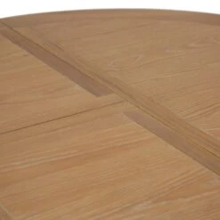 Ashbourne Grey Painted Round Pedestal Extending Dining Table -Furniture Sale Shop bri ba02t ext 7