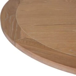 Ashbourne Grey Painted Round Pedestal Extending Dining Table -Furniture Sale Shop bri ba02t ext 8