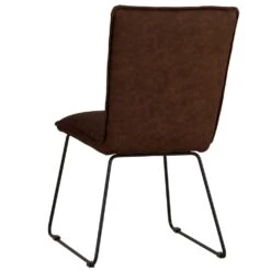Industrial Brown Panel Back Chair -Furniture Sale Shop ch17 br3
