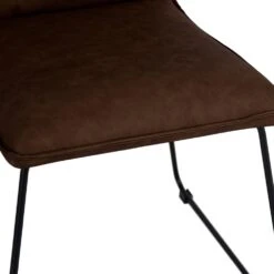 Industrial Brown Panel Back Chair -Furniture Sale Shop ch17 br5