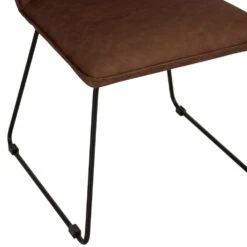 Industrial Brown Panel Back Chair -Furniture Sale Shop ch17 br7