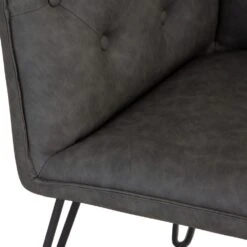 Industrial Grey Studded Back Corner Bench 24 Industrial Grey Studded Back Corner Bench -Furniture Sale Shop ch21 gr 10