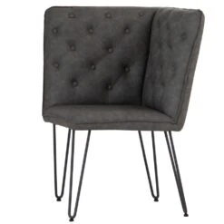 Industrial Grey Studded Back Corner Bench 26 Industrial Grey Studded Back Corner Bench -Furniture Sale Shop ch21 gr 4