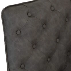 Industrial Grey Studded Back Corner Bench 29 Industrial Grey Studded Back Corner Bench -Furniture Sale Shop ch21 gr 5