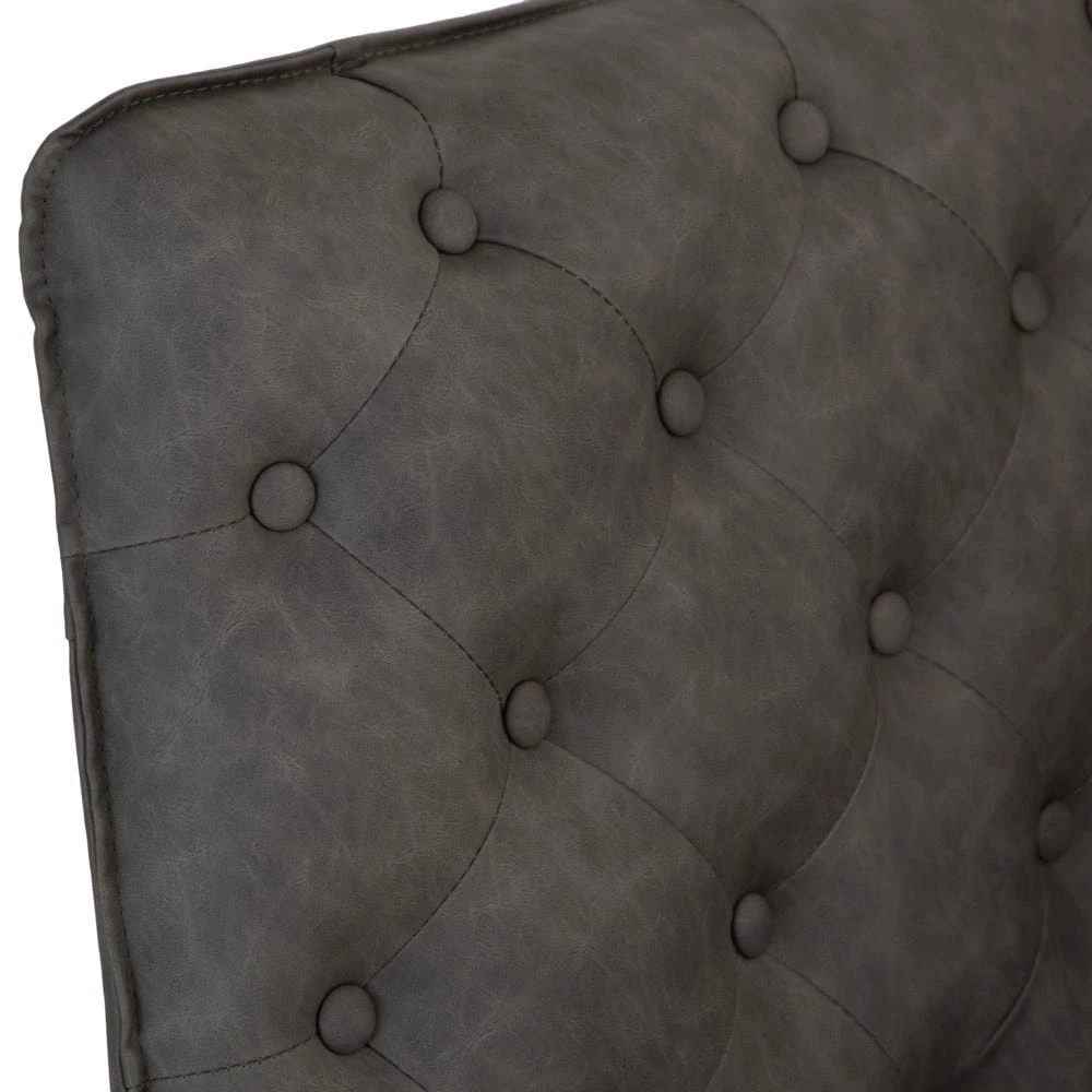 Industrial Grey Studded Back Corner Bench 15 Industrial Grey Studded Back Corner Bench - Image 13