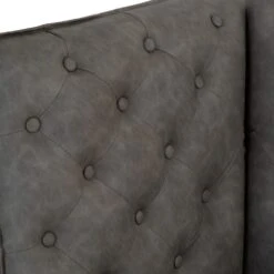 Industrial Grey Studded Back Corner Bench 23 Industrial Grey Studded Back Corner Bench -Furniture Sale Shop ch21 gr 6