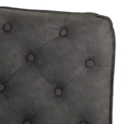 Industrial Grey Studded Back Corner Bench 20 Industrial Grey Studded Back Corner Bench -Furniture Sale Shop ch21 gr 8