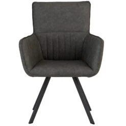 Industrial Grey Carver Chair -Furniture Sale Shop ch26 gr 13