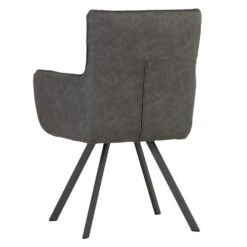 Industrial Grey Carver Chair -Furniture Sale Shop ch26 gr 3