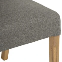 Torino Dark Grey Scroll Button Back Dining Chair -Furniture Sale Shop ch28 dg 11