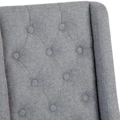 Perugia Light Grey Button Back Bar Stool With Studs 26 Perugia Light Grey Button Back Bar Stool With Studs -Furniture Sale Shop ch29 lg 6