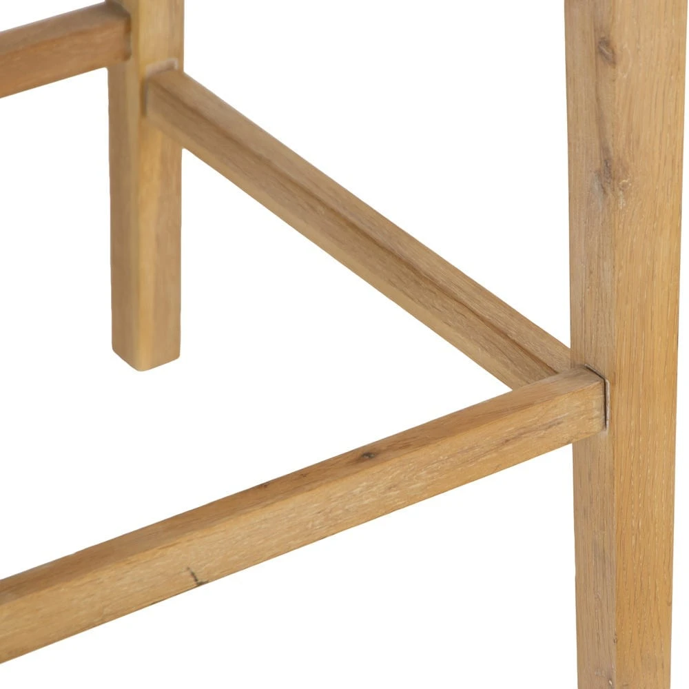 Perugia Natural Button Back Bar Stool With Studs 8 Perugia Natural Button Back Bar Stool With Studs - Image 6