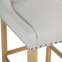 Perugia Natural Button Back Bar Stool With Studs 19 Perugia Natural Button Back Bar Stool With Studs -Furniture Sale Shop ch29 nat 7
