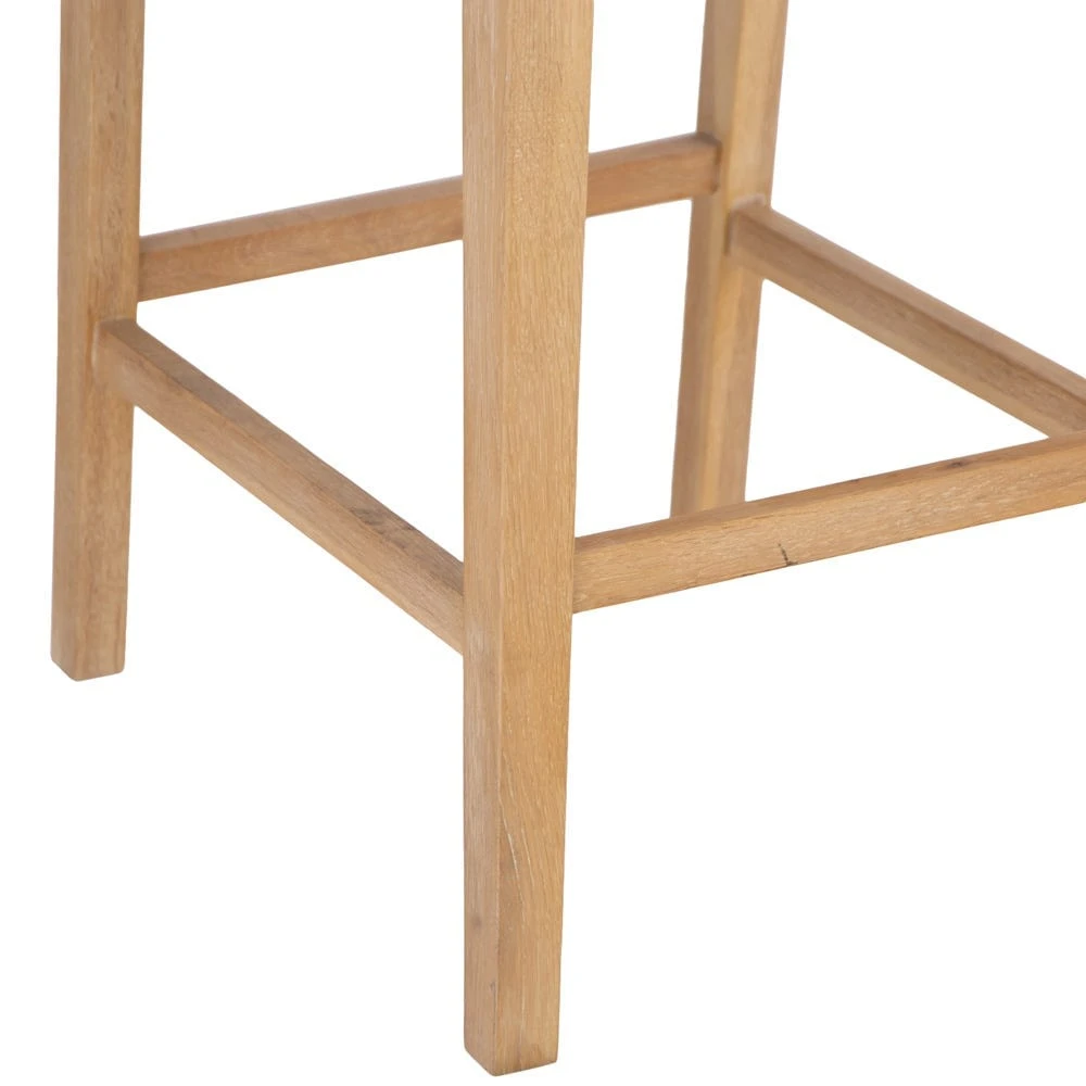 Perugia Natural Button Back Bar Stool With Studs 12 Perugia Natural Button Back Bar Stool With Studs - Image 10