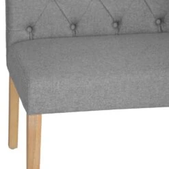 Torino Light Grey 120cm Scroll Back Bench -Furniture Sale Shop ch81 lg 6