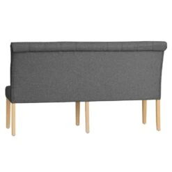 Torino Dark Grey 170cm Scroll Back Bench -Furniture Sale Shop ch82 dg 2