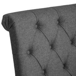 Torino Dark Grey 170cm Scroll Back Bench -Furniture Sale Shop ch82 dg 4