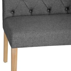 Torino Dark Grey 170cm Scroll Back Bench -Furniture Sale Shop ch82 dg 5