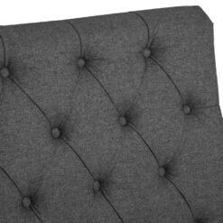 Torino Dark Grey 170cm Scroll Back Bench -Furniture Sale Shop ch82 dg 9