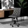 Industrial Grey Studded Back Office Chair -Furniture Sale Shop ch92 gr