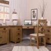 Winchester Oak Corner Computer Desk -Furniture Sale Shop co ccd ls 1