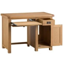 Winchester Oak Single Computer Desk -Furniture Sale Shop co desk new 3 1