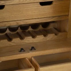 Winchester Oak Large Larder Unit -Furniture Sale Shop co llu oak 7