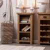 Winchester Oak Small Narrow Bookcase -Furniture Sale Shop co nbc ls 1