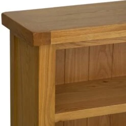 Winchester Oak Small Wide Bookcase -Furniture Sale Shop co sbc 2