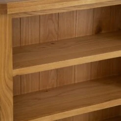 Winchester Oak Small Wide Bookcase -Furniture Sale Shop co sbc 3