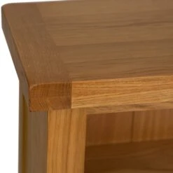 Winchester Oak Small Wide Bookcase -Furniture Sale Shop co sbc 7