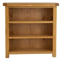 Winchester Oak Small Wide Bookcase -Furniture Sale Shop co sbc 9