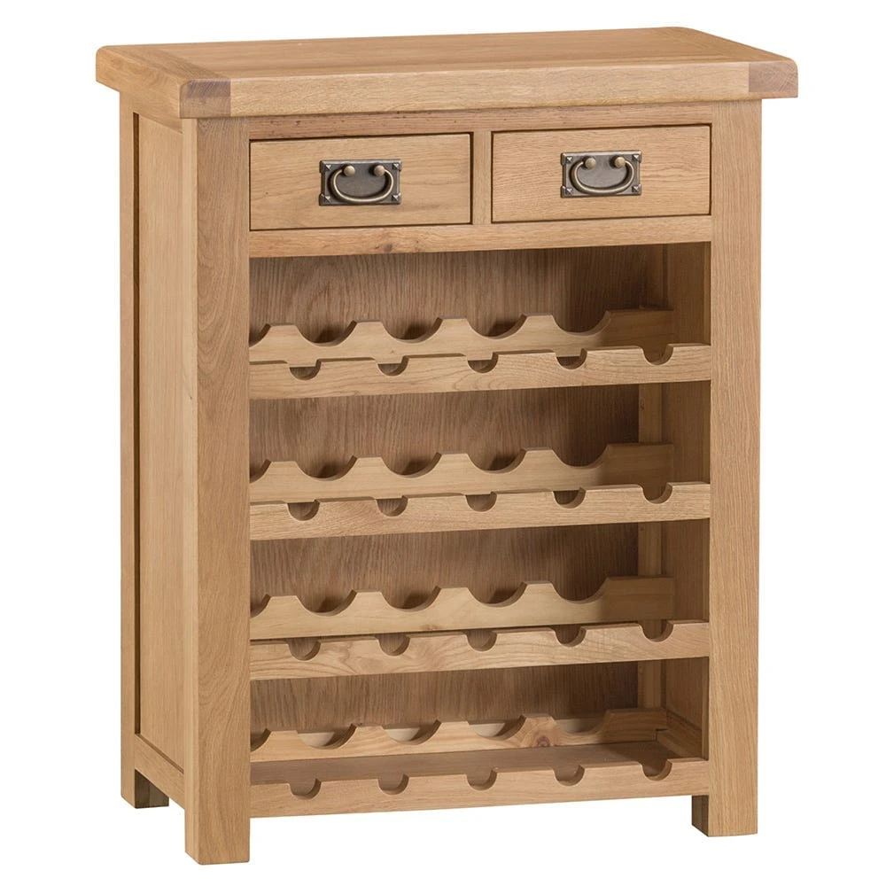 Winchester Oak Small Wine Rack 4 Winchester Oak Small Wine Rack - Image 2