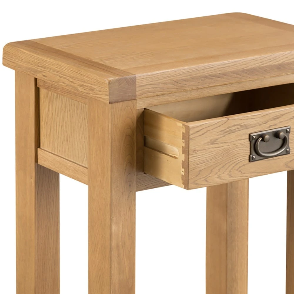 Winchester Oak Telephone Table 7 Winchester Oak Telephone Table - Image 5