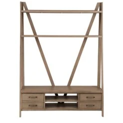 Falmouth Oak Bookcase TV Unit 23 Falmouth Oak Bookcase TV Unit -Furniture Sale Shop fo tvbc 1 10