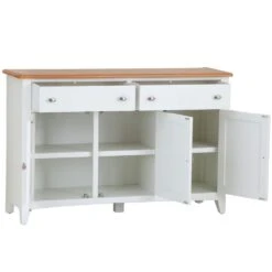 Gloucester White Painted 3 Door 2 Drawer Large Sideboard -Furniture Sale Shop ga 3ds updated 2