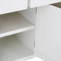Gloucester White Painted 3 Door 2 Drawer Large Sideboard -Furniture Sale Shop ga 3ds updated 4