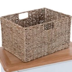 Gloucester White Painted 1 Drawer 2 Wicker Basket Cabinet -Furniture Sale Shop ga c12 w 3