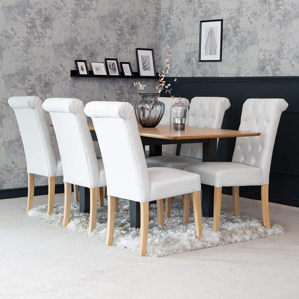 Gloucester Midnight Grey Painted Flip-Top Dining Table 4 Gloucester Midnight Grey Painted Flip-Top Dining Table - Image 2