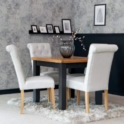 Gloucester Midnight Grey Painted Flip-Top Dining Table 15 Gloucester Midnight Grey Painted Flip-Top Dining Table -Furniture Sale Shop ga ftt g2