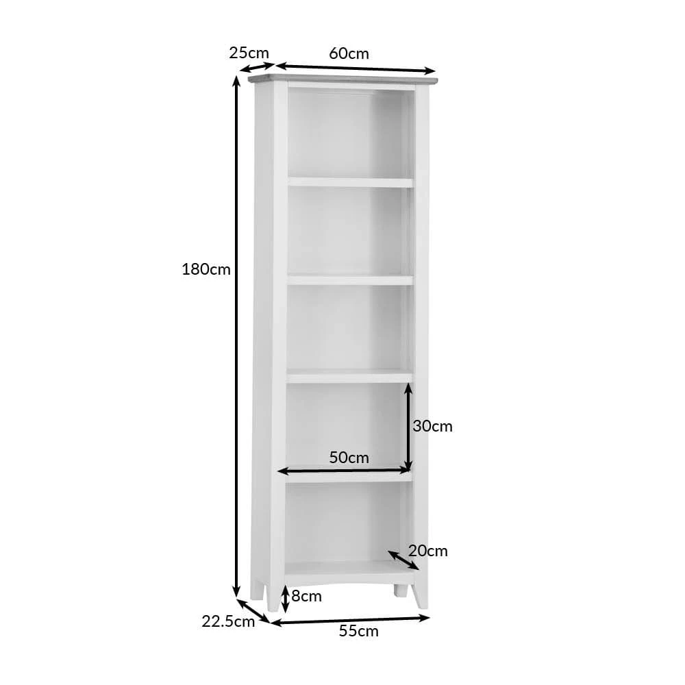 Gloucester White Painted Large Bookcase 11 Gloucester White Painted Large Bookcase - Image 9