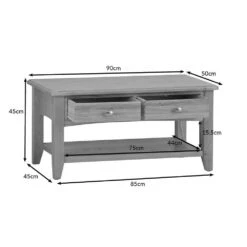 Gloucester Oak Large Coffee Table -Furniture Sale Shop ga lct oak dimensions