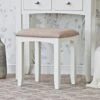 Gloucester White Painted Dressing Stool -Furniture Sale Shop ga st w 1