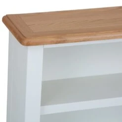 Gloucester White Painted Small Wide Bookcase -Furniture Sale Shop ga swbc 2
