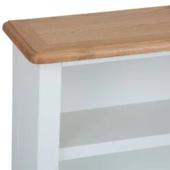 Gloucester White Painted Small Wide Bookcase -Furniture Sale Shop ga swbc 3